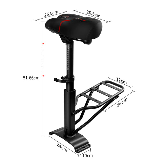 Removable Seat for RZ800 RZ1000 E Scooter, Black