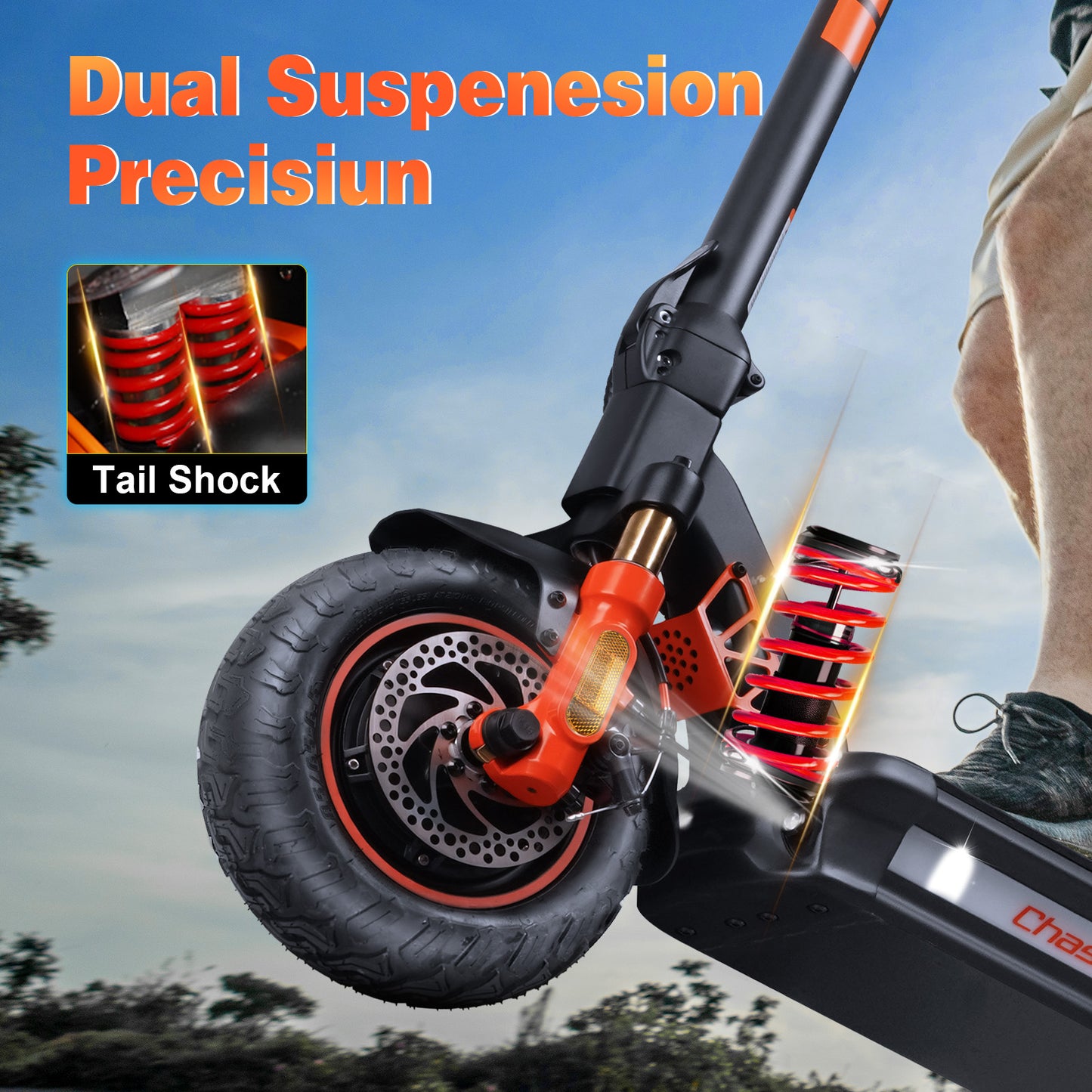Front Suspension Fork for RZ1000 Scooter