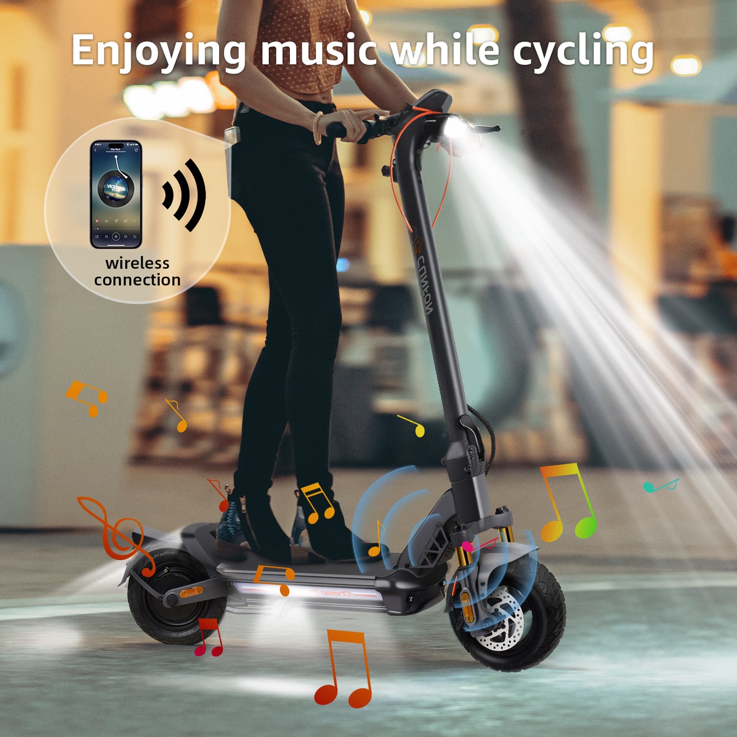 Cunfon RZ1000 Electric Scooter 2400W - Dual Motor