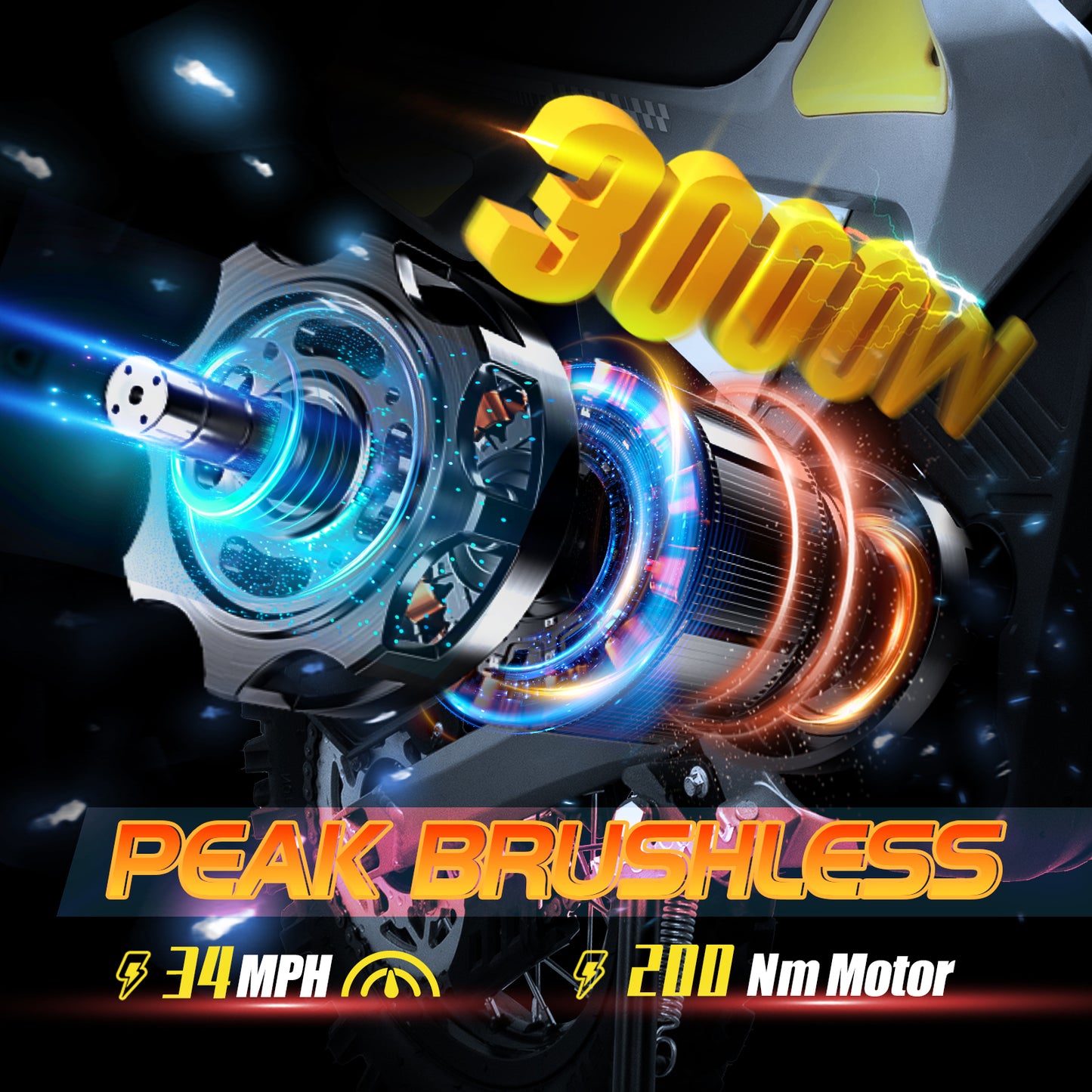 Cunfon M200 Electric Dirt Bike E Moto for Adults Teens